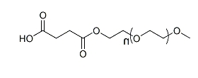 mPEG-SA;mPEG-Succinic Acid;甲氧基聚乙二醇-丁二酸酯