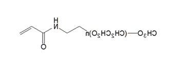 mPEG-ACA;甲氧基聚乙二醇丙烯酰胺;mPEG-Acrylamide mPEG-ACA;甲氧基聚乙二醇丙烯酰胺;mPEG-Acrylamide