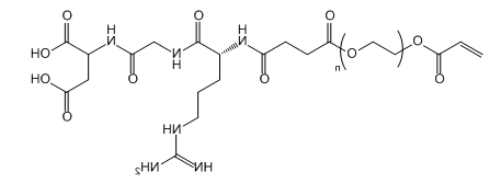 AC-PEG-RGD 丙烯酸酯-聚乙二醇-精氨酰-甘氨酰-天冬氨酸