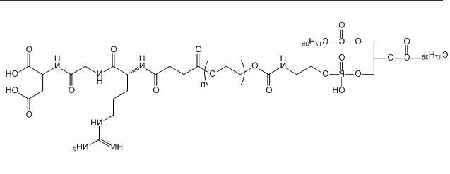 DSPE-PEG-RGD 二硬脂酰基磷脂酰乙醇胺-聚乙二醇-精氨酰-甘氨酰-天冬氨酸