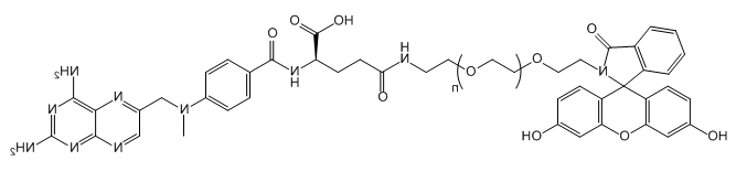 FITC-PEG-MTX 荧光素-聚乙二醇-甲氨蝶呤
