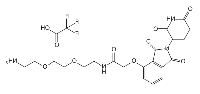 Thalidomide-O-amido-PEG2-NH2.TFA 沙利度胺-O-酰胺-二聚乙二醇-氨基三氟乙酸盐