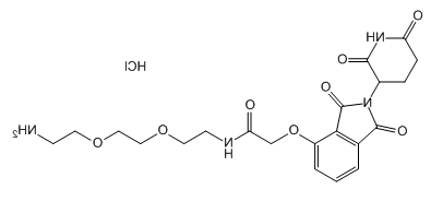 Thalidomide-O-amido-PEG2-NH2.HCl 沙利度胺-O-酰胺-二聚乙二醇-氨基盐酸盐