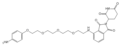 Pomalidomide-PEG4-Ph-NH2 泊马度胺-四聚乙二醇-苯胺