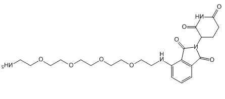 Pomalidomide-PEG4-NH2 泊马度胺-四聚乙二醇-氨基