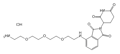 Pomalidomide-PEG3-NH2.HCl 泊马度胺-三聚乙二醇-氨基盐酸盐
