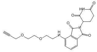 Pomalidomide-PEG2-Propargyl 泊马度胺-二聚乙二醇-炔基