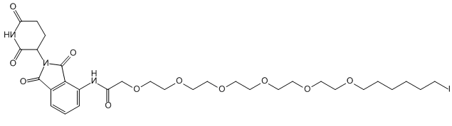 Pomalidomide-PEG6-butyl iodide 泊马度胺-酰胺-六聚乙二醇-丁基碘