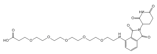 Pomalidomide-PEG5-COOH 泊马度胺-五聚乙二醇-丙酸