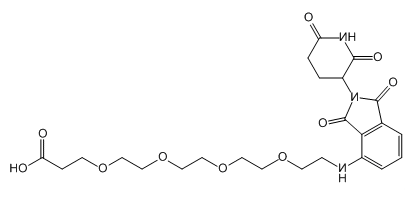 Pomalidomide-PEG4-COOH 泊马度胺-四聚乙二醇-丙酸