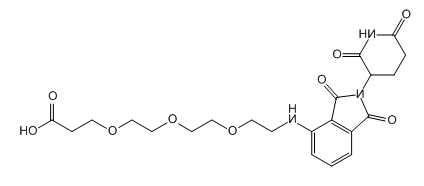 Pomalidomide-PEG3-COOH 泊马度胺-三聚乙二醇-丙酸