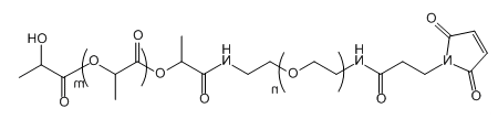 Mal-NH-PEG-PLA(10K) 马来酰亚胺基氨基-聚乙二醇-聚乳酸(10K)