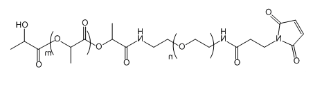 Mal-PEG-PLA(8K) 马来酰亚胺-聚乙二醇-聚乳酸(8K)