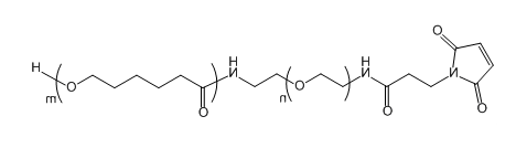 Mal-NH-PEG-PCL(2K) 马来酰亚胺-聚乙二醇-聚己内酯(2K) Mal-NH-PEG-PCL(2K) 马来酰亚胺-聚乙二醇-聚己内酯(2K)