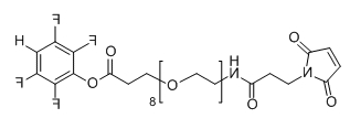 Mal-amido-PEG8-TFP ester;Mal-NH-PEG8-TFP;分子式:C32F4H44N2O13 Mal-amido-PEG8-TFP ester;Mal-NH-PEG8-TFP;分子式:C32F4H44N2O13