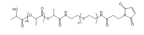 MAL-PEG-PLA(2K) 马来酰亚胺-聚乙二醇-聚乳酸(2K) MAL-PEG-PLA(2K) 马来酰亚胺-聚乙二醇-聚乳酸(2K)