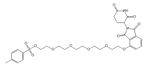 Thalidomide-O-PEG5-Tosyl;沙利度胺-O-四聚乙二醇-对甲苯磺酸酯 Thalidomide-O-PEG5-Tosyl;沙利度胺-O-四聚乙二醇-对甲苯磺酸酯