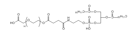 DSPE-PEG14-COOH；分子式：C75H144NO27P