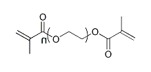 CAS ：25852-47-5；MA-PEG-MA；α,ω-二甲基丙烯酸酯基聚乙二醇