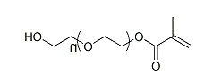 CAS ： 25736-86-1；MA-PEG-OH；α-甲基丙烯酸酯基-ω-羟基聚乙二醇