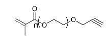 AlKyne-PEG-Methacrylate；α-炔基-ω-甲基丙烯酸酯基聚乙二醇