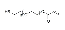 Methacrylate-PEG-Thiol;α-甲基丙烯酸酯基-ω-巯基聚乙二醇 Methacrylate-PEG-Thiol;α-甲基丙烯酸酯基-ω-巯基聚乙二醇