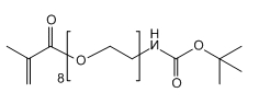 Boc-NH-PEG8-Methacrylate；Boc-NH-PEG8-MA；分子式：C25H47NO11