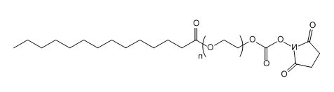 SC-PEG-MTA 琥珀酰亚胺酯-聚乙二醇-肉豆蔻酸