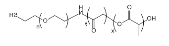 PLGA(5K)-PEG-SH；聚(乳酸-共-乙醇酸)(5K)-聚乙二醇-巯基