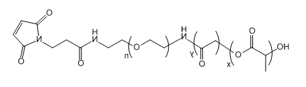 PLGA(15K)-PEG-Mal；聚(乳酸-羟基乙酸)共聚物(15K)-聚乙二醇-马来酰亚胺