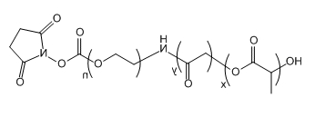 PLGA(2K)-PEG-SC；聚（乳酸-共-乙醇酸）(2K)-聚乙二醇-琥珀酰亚胺酯