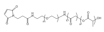 Mal-NH-PEG-PLGA(20K)；马来酰亚胺基氨基-聚乙二醇-聚（乳酸-共-乙醇酸）(20K)