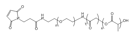 PLGA(10K)-PEG-Mal；聚（乳酸-共-乙醇酸）(10K)-聚乙二醇-马来酰亚胺