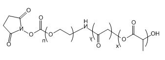 PLGA(20K)-PEG-NHS；聚(乳酸-共-乙醇酸)(20K)-聚乙二醇-活性酯