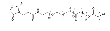 PLGA(18K)-PEG-Mal；聚（乳酸-共-乙醇酸）(18K)-聚乙二醇-马来酰亚胺