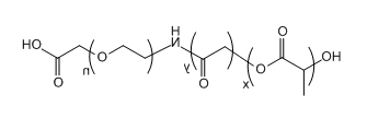 PLGA(1.8K)-PEG-COOH；聚（乳酸-共-乙醇酸）(1.8K)-聚乙二醇-羧基