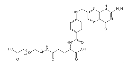 FA-PEG-COOH，Folic Acid-PEG-Acid，叶酸-聚乙二醇-羧基