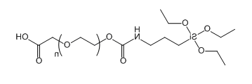 Silane-PEG-COOH，Silane-PEG-AA，硅烷-聚乙二醇-羧基