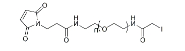 IA-PEG-Mal;Iodoacetate-PEG-Maleimide;α-碘乙酰基-ω-马来酰亚胺基聚乙二醇 IA-PEG-Mal;Iodoacetate-PEG-Maleimide;α-碘乙酰基-ω-马来酰亚胺基聚乙二醇
