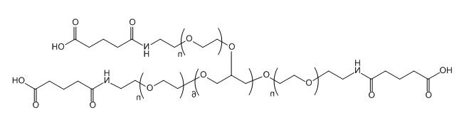 8-ArmPEG-GAA，8-ArmPEG-Glutaramide Acid，八臂聚乙二醇戊二酰胺酸