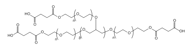 8-ArmPEG-SA；8-ArmPEG-Succinic Acid；八臂聚乙二醇琥珀酸