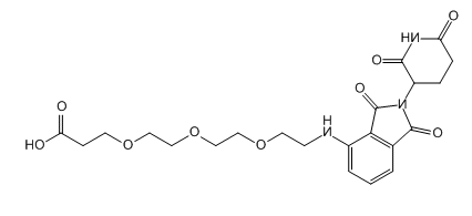 Pomalidomide-PEG3-COOH；2138440-82-9；泊马度胺-三聚乙二醇-丙酸