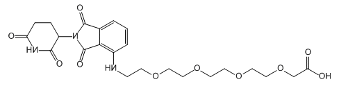 Pomalidomide-PEG4-C-COOH；2097938-44-6的应用