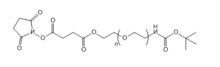 BOC-NH-PEG-SS;BOC-NH-PEG-Succinimidyl Succinate ester BOC-NH-PEG-SS;BOC-NH-PEG-Succinimidyl Succinate ester