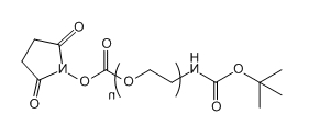 BOC-NH-PEG-SC；叔丁氧羰基-亚氨基-聚乙二醇-活性酯