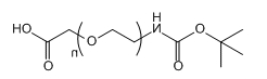 Boc-NH-PEG-Acid；叔丁氧羰基-亚氨基-聚乙二醇-羧基