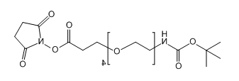 Boc-NH-PEG4-SPA；叔丁氧羰基-四聚乙二醇-丙烯酸琥珀酰亚胺酯