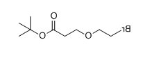 CAS ： 1393330-36-3；Br-PEG1-CH2CH2COOtBu；溴代-一聚乙二醇-丙酸叔丁酯
