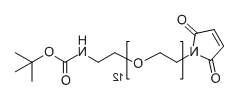 Mal-PEG12-NH-Boc；分子式： C35H64N2O16；分子量:1571
