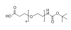 N-叔丁氧羰基-四聚乙二醇-羧酸；756525-91-4；Boc-NH-PEG4-COOH